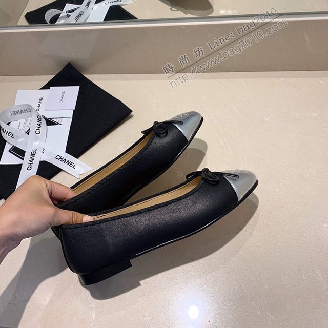 Chanel女鞋 香奈兒頂級芭蕾舞鞋 Chanel羊皮舒適平底鞋  naq1069